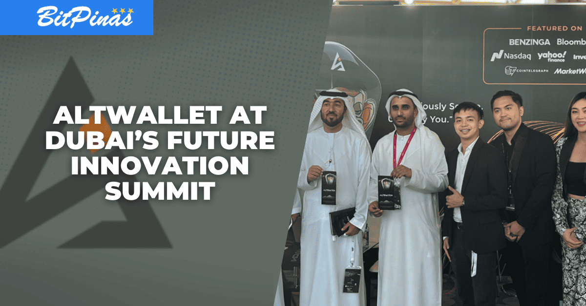 Photo for the Article - Filipino CEO Introduces AltWallet at Dubai’s Future Innovation Summit