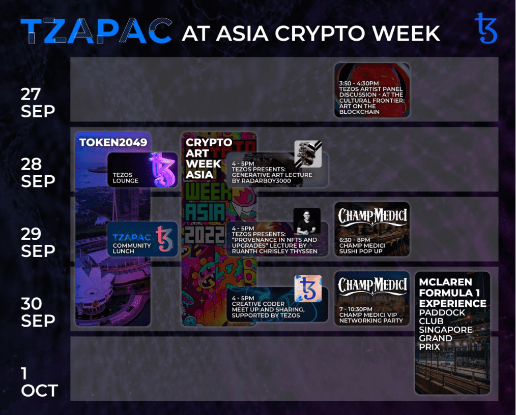 Photo for the Article - Tezos at Asia Crypto Week