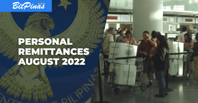 BSP Data: Personal Remittances Up by 4.4 Percent in August 2022