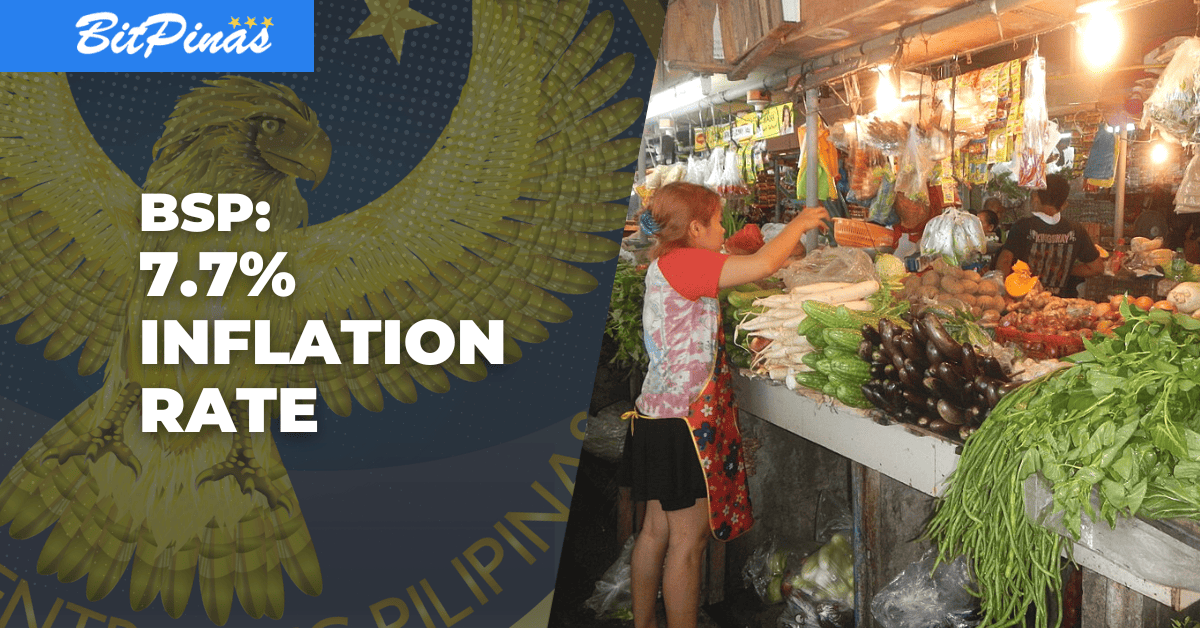 Photo for the Article - Highest Since 2018: PH Inflation Rate Surges to 7.7% in October