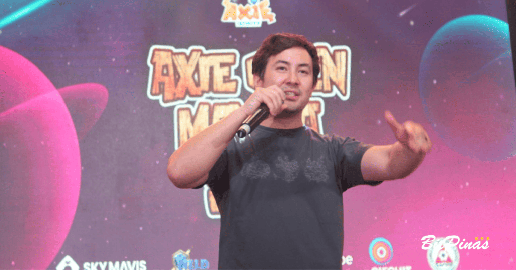 Axie Open Manila Jeff Zirlin aka Jihoz Addresses the Crowd