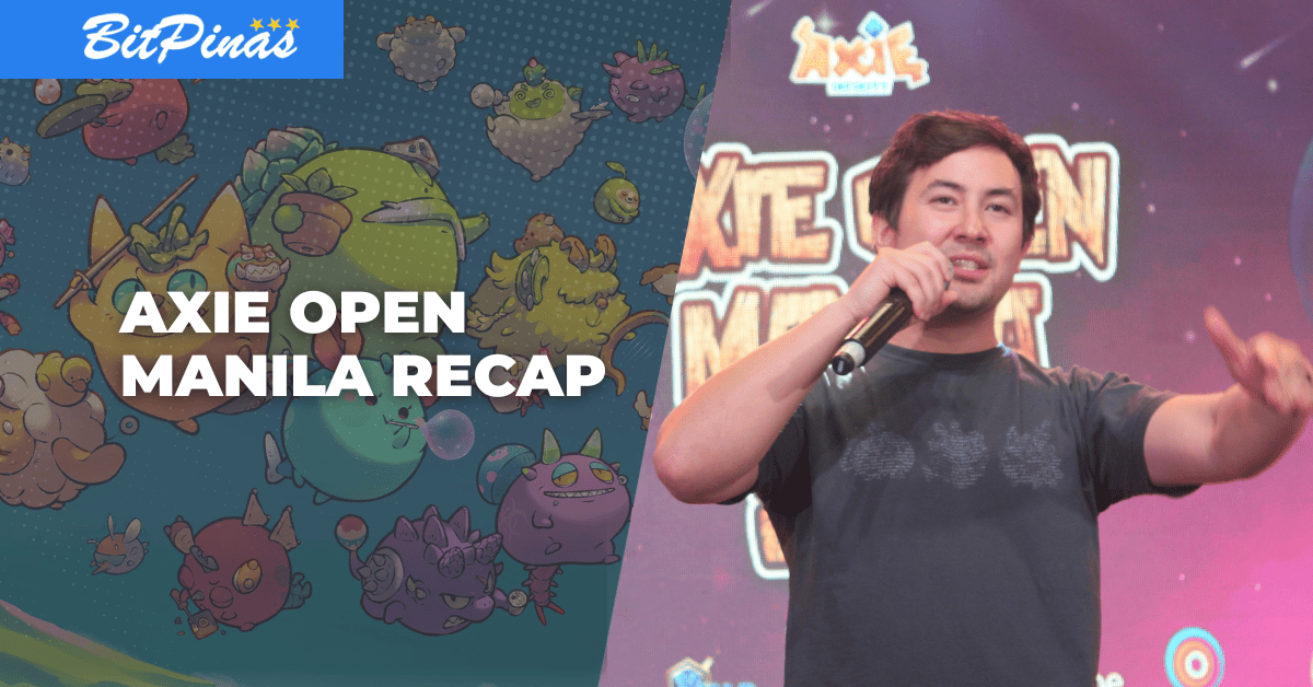 Photo for the Article - Jihoz Acknowledges Axie PH Community as Axie Open Manila 2022 Concludes