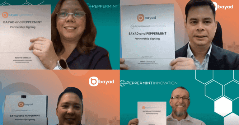 Bayad and Peppermint Innovation Relaunches Partnership, To Boost Bill Payment Sevices of Bizmoto App