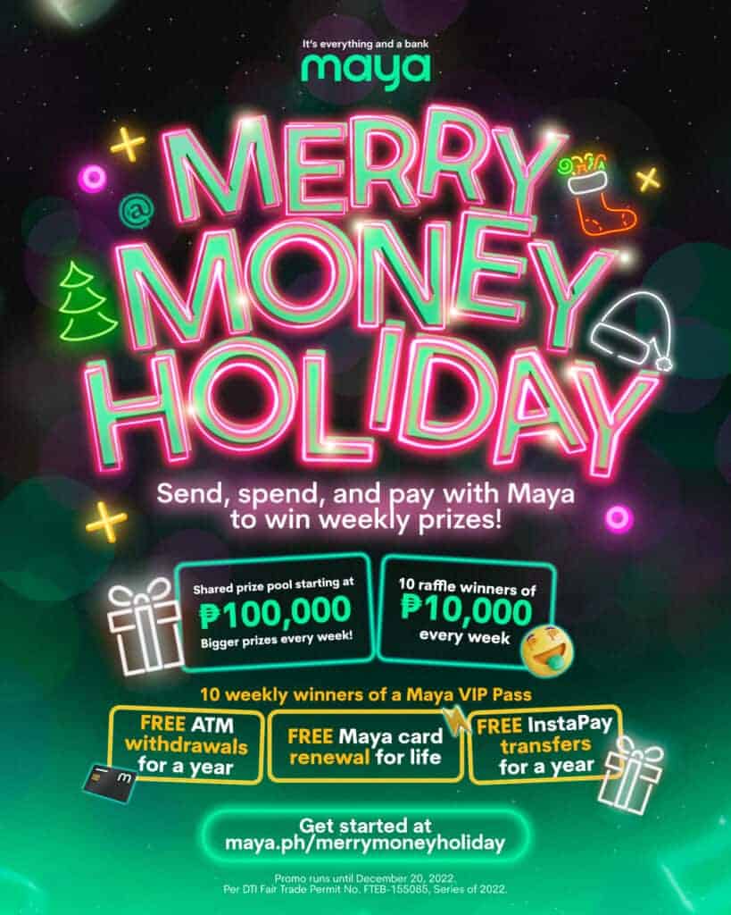 Photo for the Article - Maya Launches Merry Money Holiday Promo With 2 Million Pesos Prize Pool