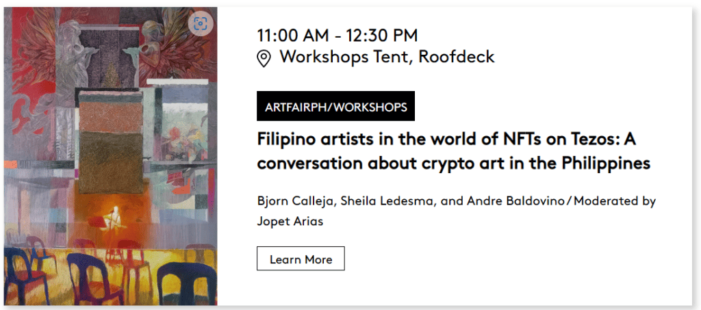 Photo for the Article - Art Fair Philippines - Filipino artists in the world of NFTs on Tezos