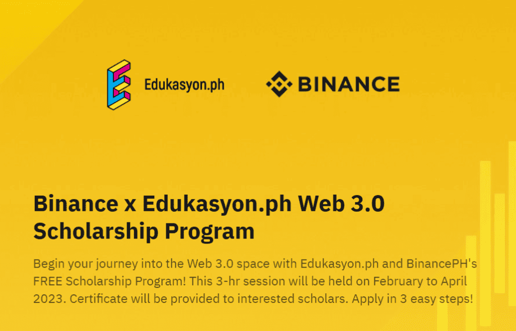 Photo for the Article - Binance Academy, Edukasyon.ph Partner to Offer Web3 Scholarship in the Philippines