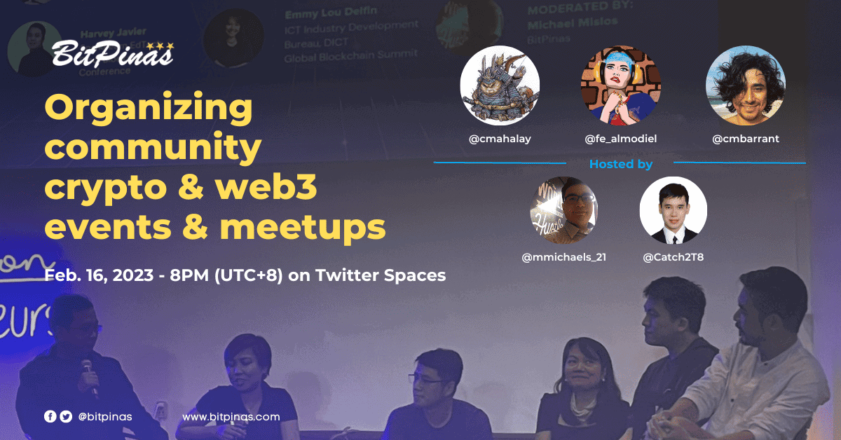 How to organize crypto and web3 meetups and events