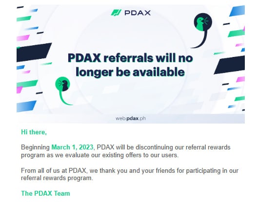 Photo for the Article - News Bit: PDAX to Discontinue Referral Rewards