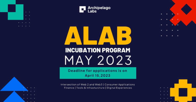 Archipelago Labs to Open ALAB Incubation Program for Filipino Tech Startups