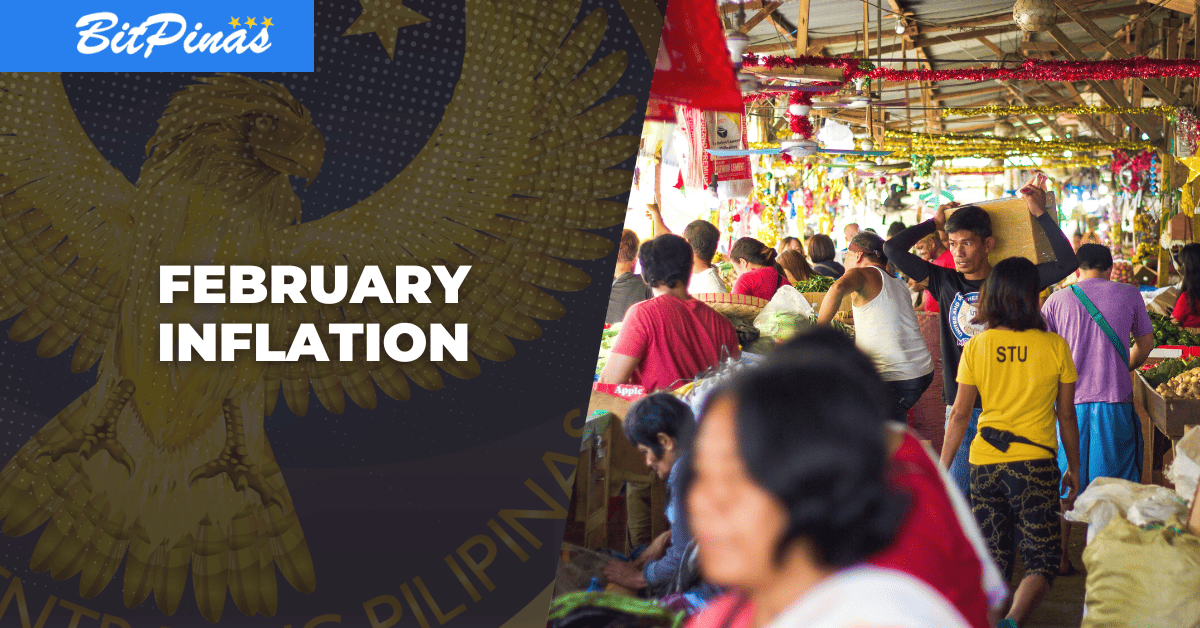 PH Inflation Rate Eases to 8.6 Percent for Feb 2023