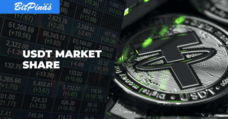 Tether’s USDT Stablecoin Market Share Reaches Highest Level in 15 Months