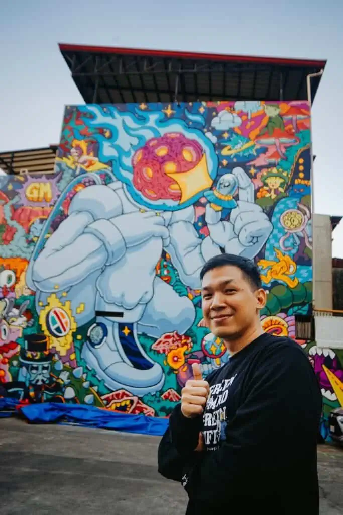 Photo for the Article - Artist Lei Melendres Discusses the Challenges of Making the Largest Blockchain-Integrated Mural