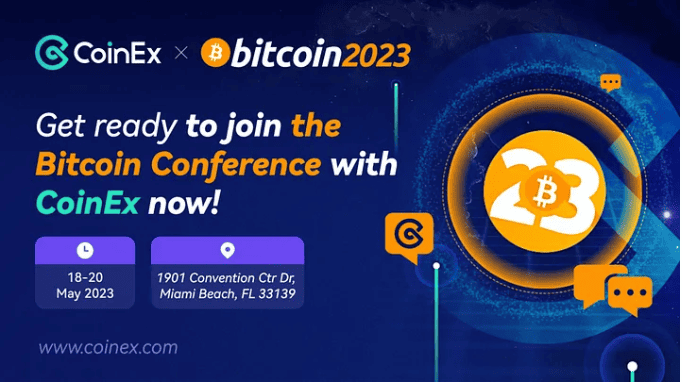 CoinEx Among Sponsors of Bitcoin Conference 2023