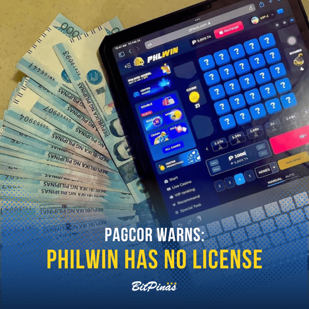 PAGCOR confirms PhilWin Casino Online lacks license - BitPinas