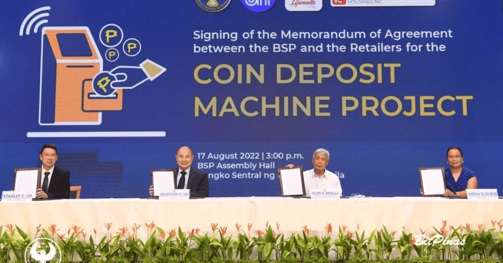 Photo for the Article - BSP, Partner Retailers Launch Coin Deposit Machine