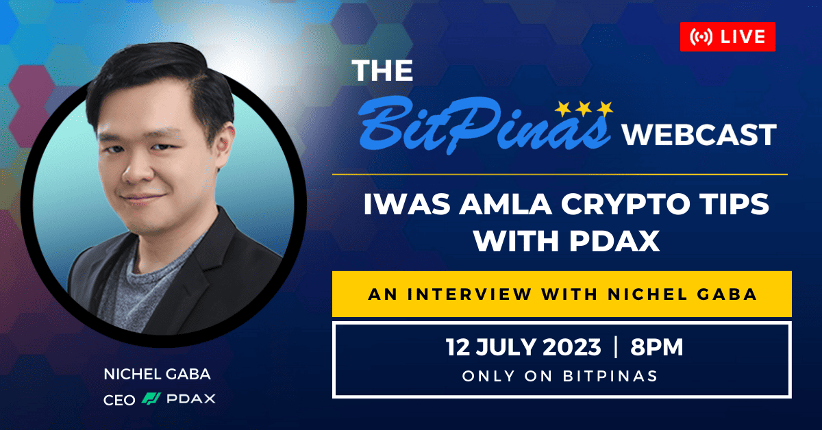 Upcoming BitPinas Webcast Iwas AMLA An Interview with Nichel Gaba