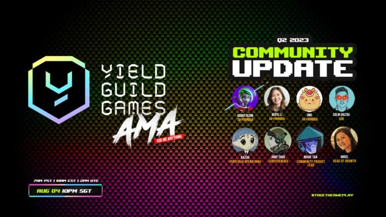 Q2 Community Update | Yield Guild Games AMA