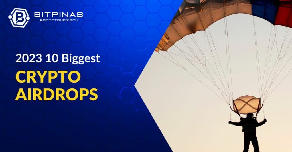 Photo for the Article - 10 Biggest Crypto Airdrops of 2023