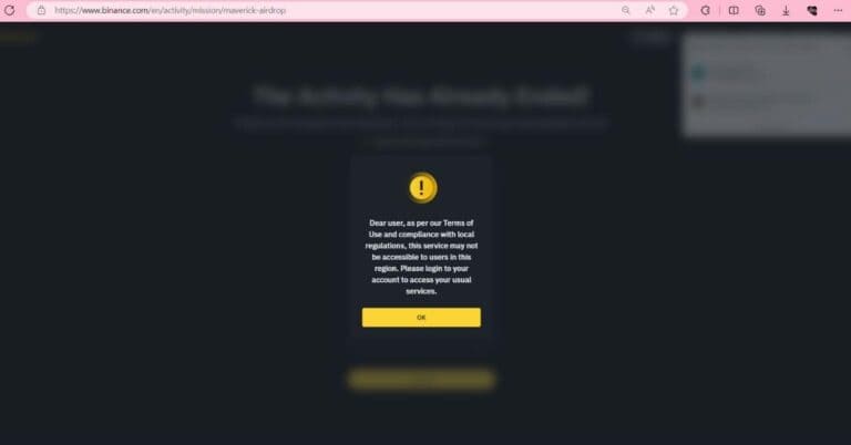 Are Binance Referrals, Airdrops, and NFT Certificates Blocked in the Philippines?
