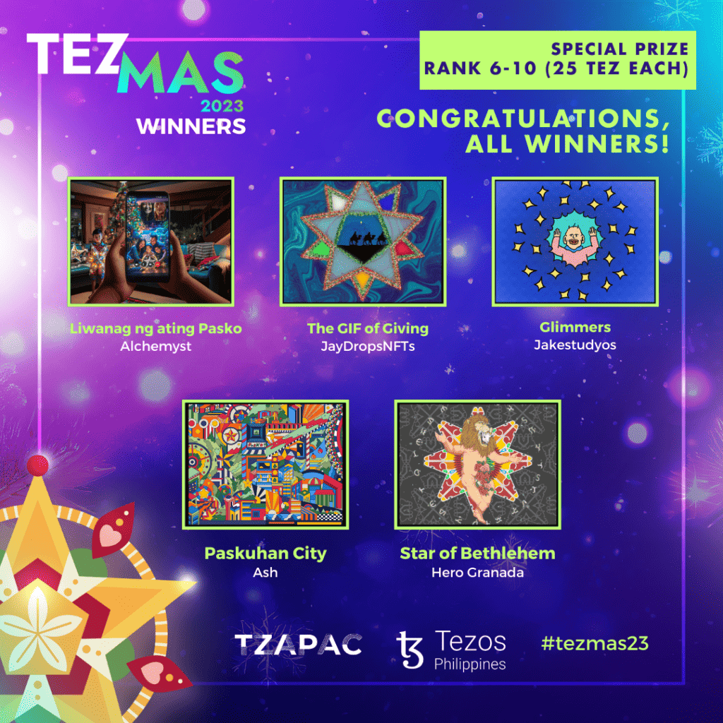 Photo for the Article - Tezmas NFT Minting Contest Concludes With 101 Global Participants