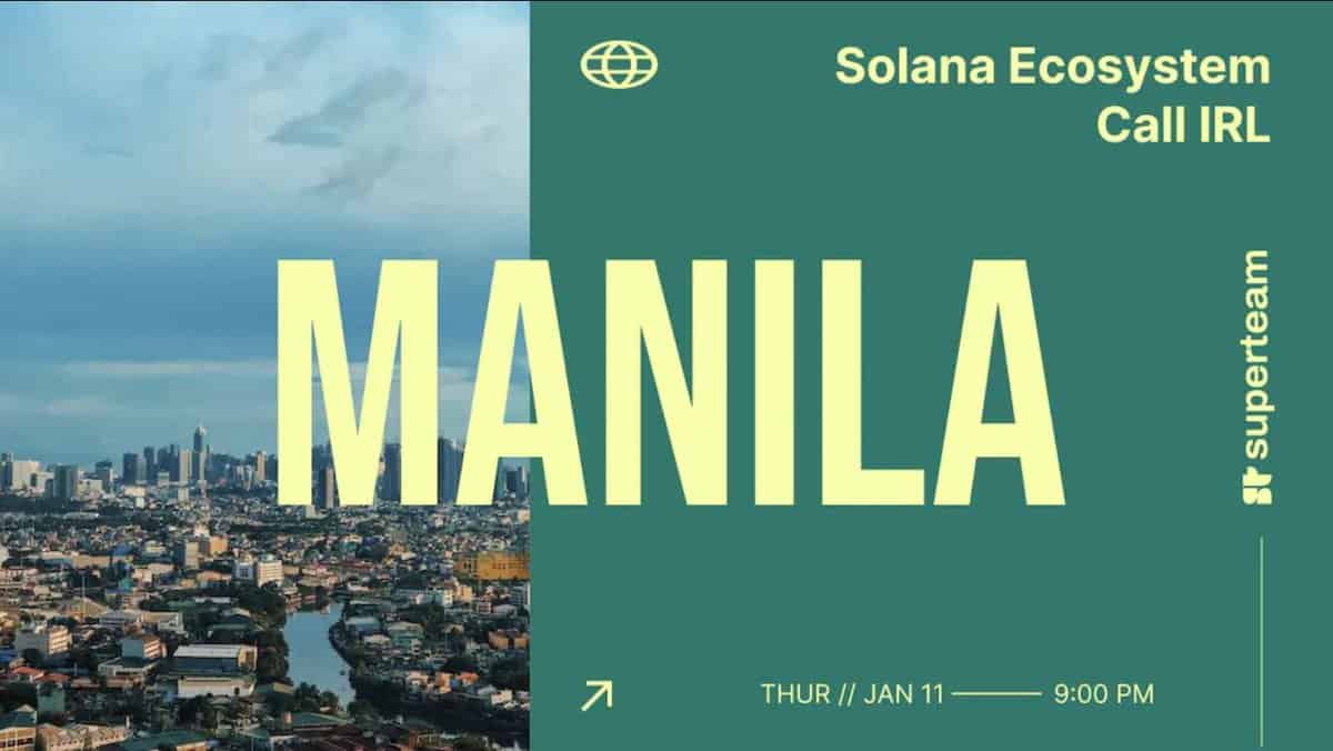 Solana Ecosystem Call IRL – Manila, Philippines