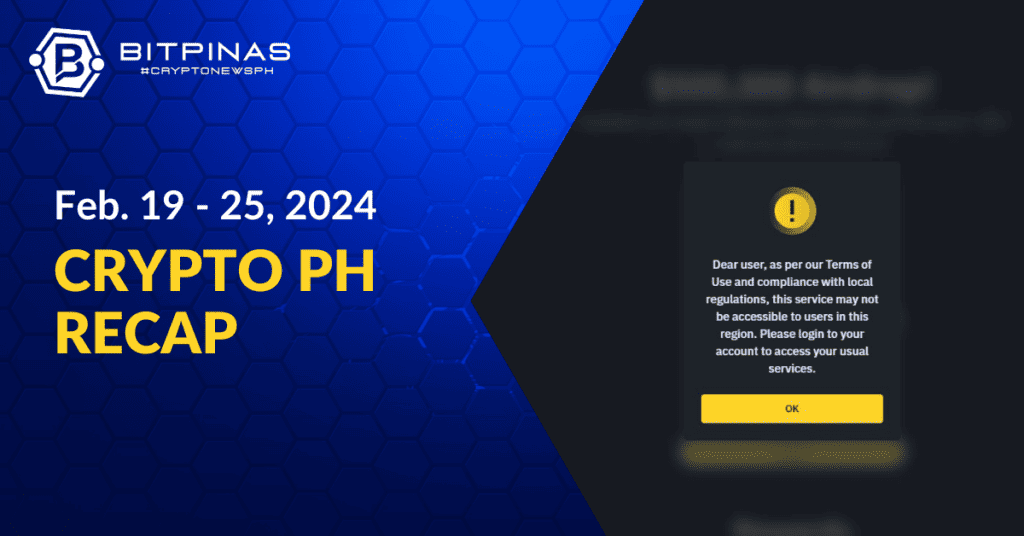 Photo for the Article - Crypto PH Weekly Roundup - Feb. 19 - 25, 2024 | Community Makes Its Choice About Binance