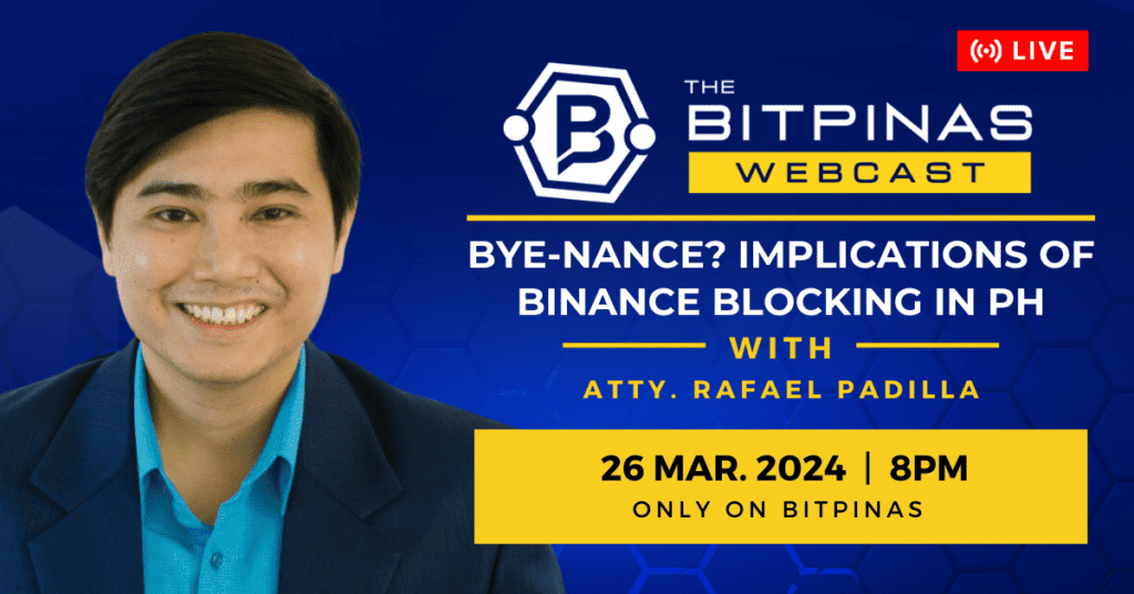 Photo for the Article - Implication of Binance Ban in the Philippines | BitPinas Webcast 46