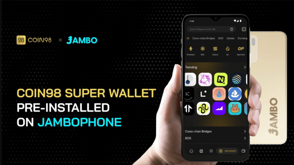 Photo for the Article - Coin98 Super Wallet Preloaded in Aptos-Based JamboPhone