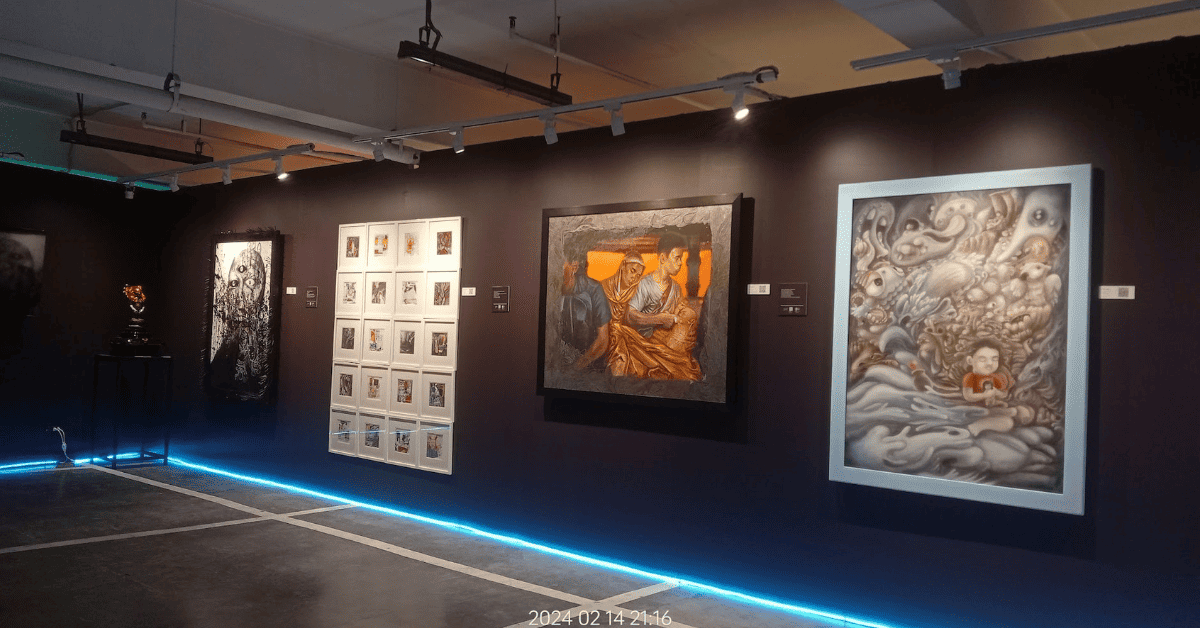 Photo for the Article - Crypto Art PH Artists Exhibit at Art Fair Philippines 2024
