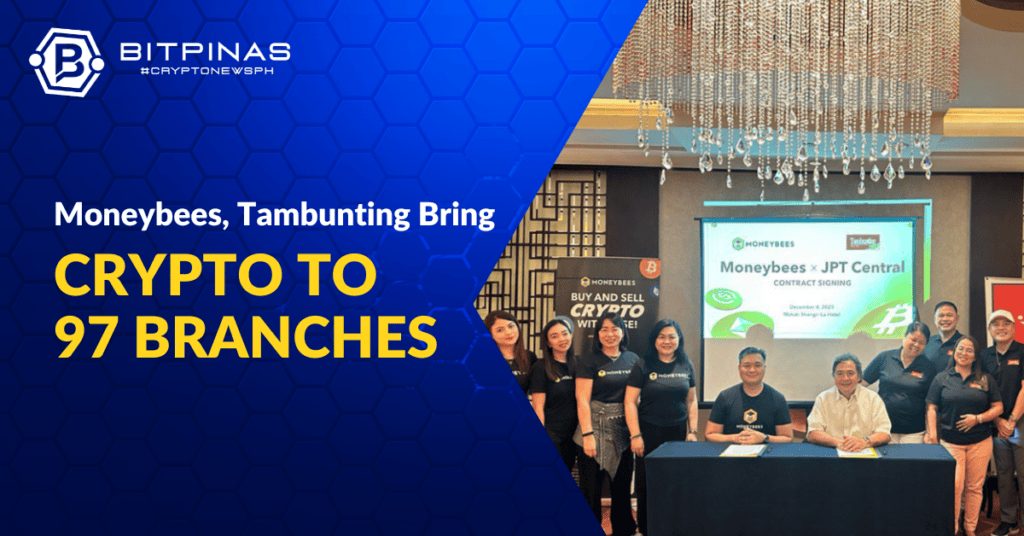 Photo for the Article - Moneybees, Tambunting Bring Crypto To 97 Pawnshop Branches Nationwide