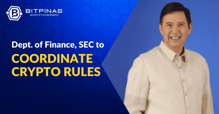 Recto: Dept. of Finance, SEC to Coordinate to Draft Crypto Guidelines