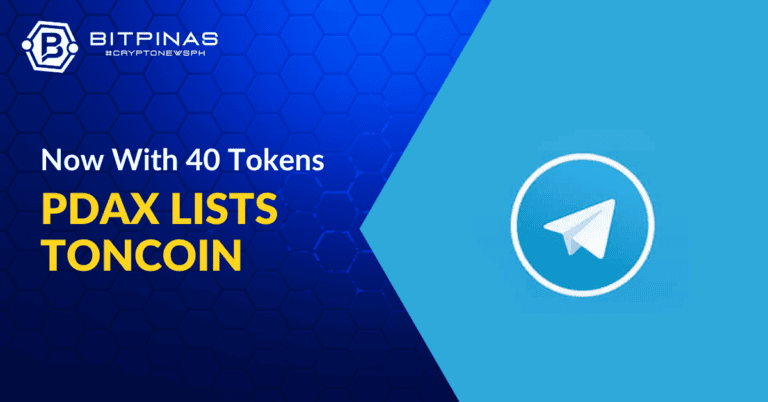 PDAX Adds Toncoin Token, Total Supported Tokens Now at 40
