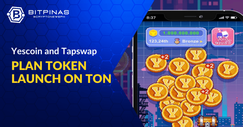 Photo for the Article - Telegram Mini-Apps Tapswap and Yescoin to Launch TON-Based Cryptocurrencies