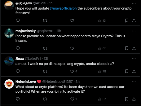 Photo for the Article - [Update] Is Maya Crypto Down? Users Express Frustrations for ‘Almost A Week’ of Maintenance