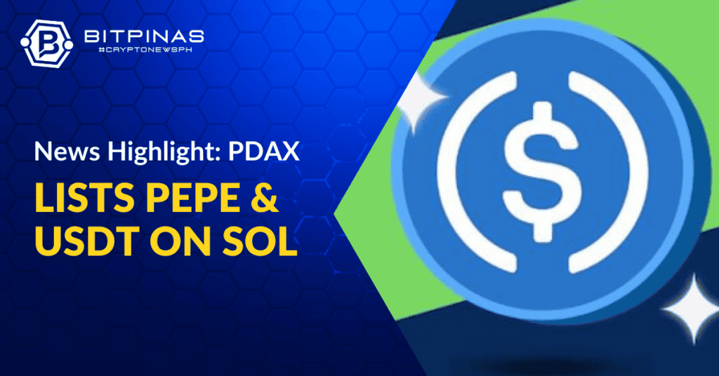 Photo for the Article - PDAX Adds $PEPE and Solana-based $USDC