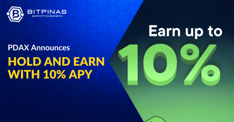 PDAX Launches Hold-and-Earn Program with 10% Crypto APY