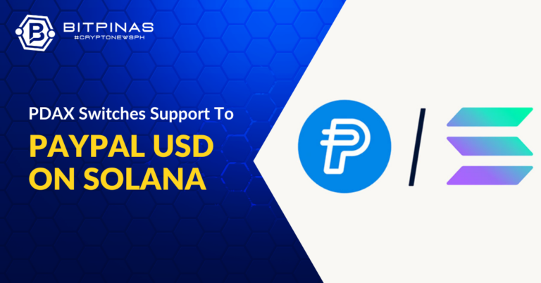 PDAX Switches Support to PYUSD on Solana