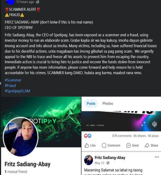 Photo for the Article - Users Remain Unpaid, CEO Deactivates FB as Spotipay Gets Flagged by SEC as Scam