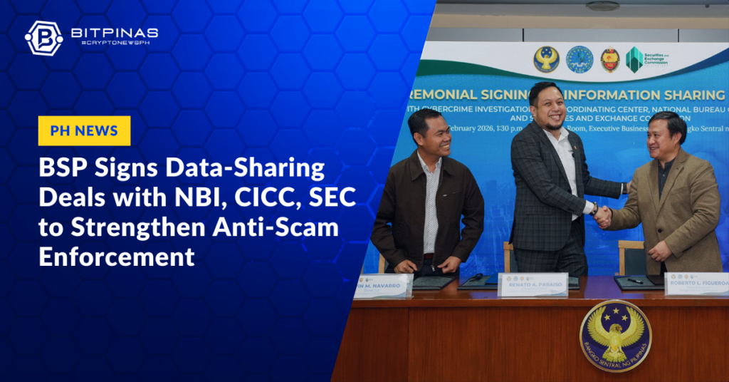 Photo for the Article - BSP Signs Data-Sharing Deals with NBI, CICC, SEC to Strengthen Anti-Scam Enforcement