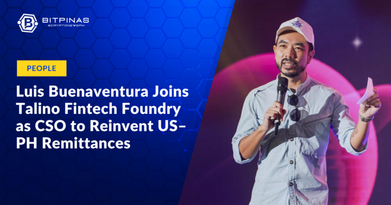 Luis Buenaventura Joins Talino Fintech Foundry as CSO to Reinvent US–PH Remittances