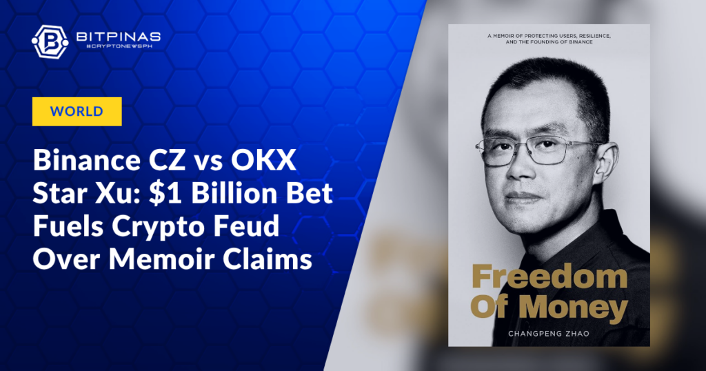 Photo for the Article - Binance CZ vs OKX Star Xu: A Crypto Memoir Just Turned Into a $1 Billion Wager