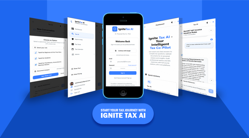 Photo for the Article - IgniteTax: AI Platform for PH Tax Compliance Launched