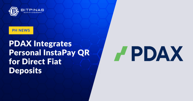 PDAX Integrates Personal InstaPay QR for Direct Fiat Deposits