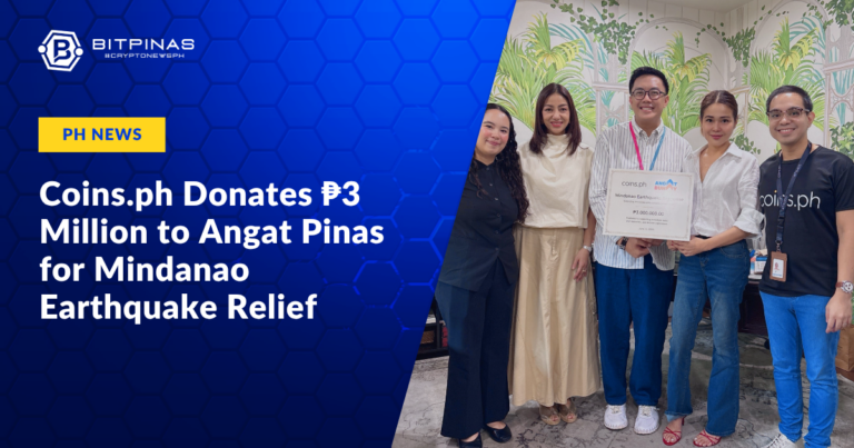 Coins.ph Donates ₱3 Million to Angat Pinas for Mindanao Earthquake Relief