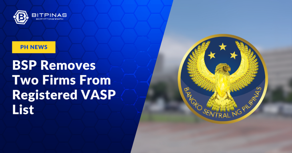 Photo for the Article - BSP Removes Two Firms From Registered VASP List