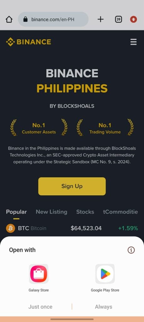 Photo for the Article - Binance Quietly Returns to Another Philippine ISP