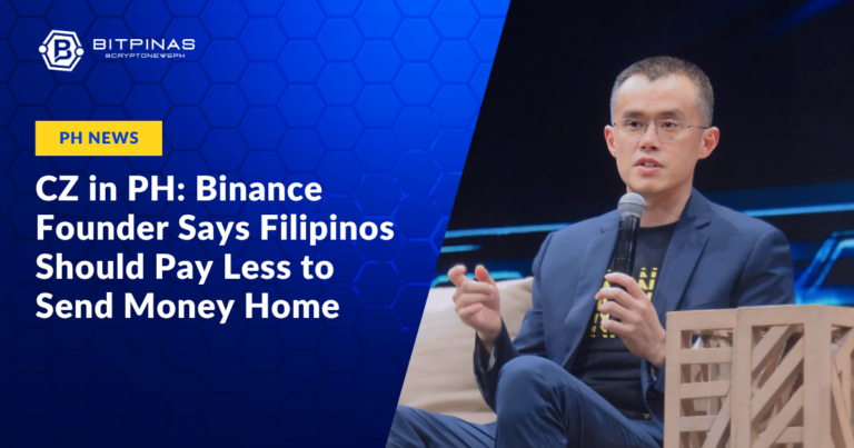 CZ in PH: Binance Founder Says Filipinos Should Pay Less to Send Money Home