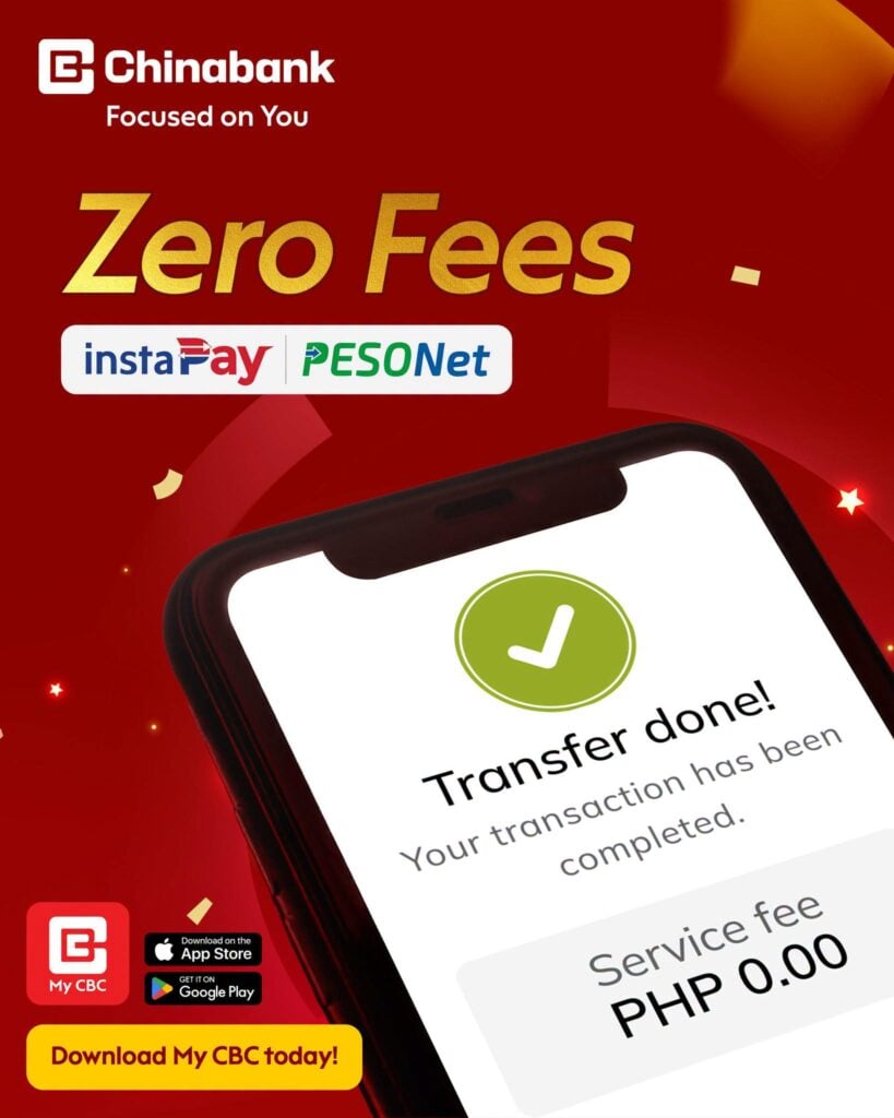 Photo for the Article - BDO, Chinabank, EastWest Waive InstaPay and PESONet Transfer Fees