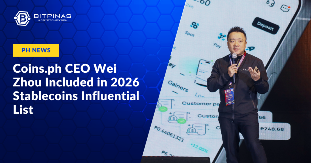 Photo for the Article - Coins.ph CEO Wei Zhou Included in 2026 Stablecoins Influential List