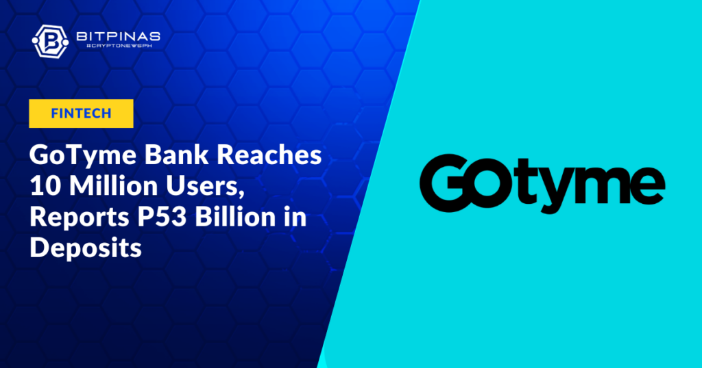 Photo for the Article - GoTyme Bank Reaches 10 Million Users, Reports P53 Billion in Deposits